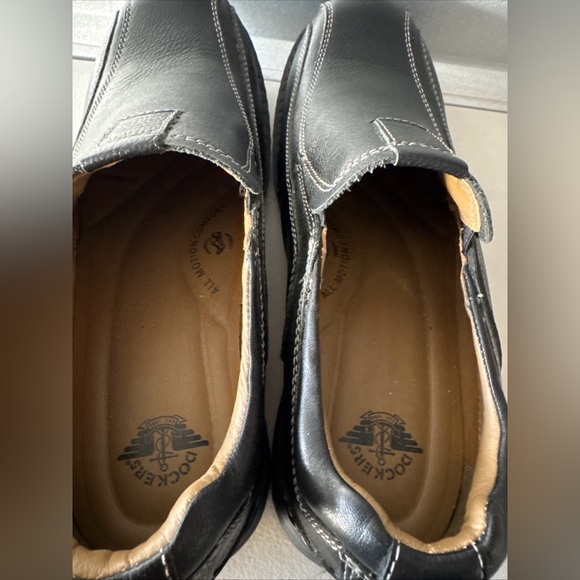 Dockers Agent Mens Loafers Leather Dress Casual Shoes Brown Size 10M